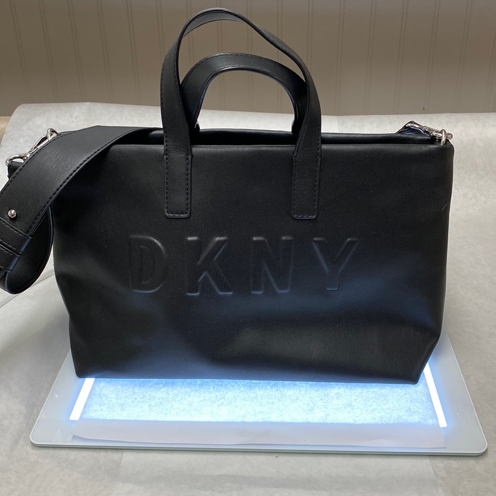 Dkny Black Embossed Tilly Tote Gem